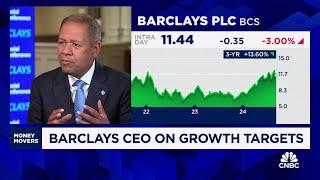 Barclays CEO on growth targets: We expect investors to continue to appreciate what we're doing