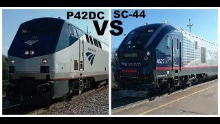 Amtrak locomotive comparison: Genesis P42DC vs. Charger SC-44