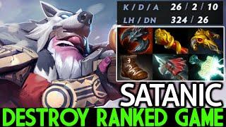 SATANIC [Sniper] Destroy Ranked Game with Mjollnir Build Dota 2