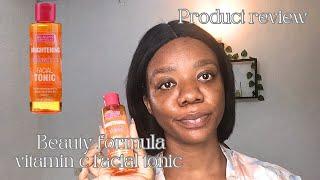 Beauty formula vitamin c facial tonic product review