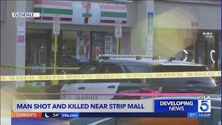 Man fatally shot at Glendale shopping plaza