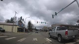 Driving around Forks, Washington