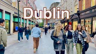 Dublin City walk, 4k Ireland October 2024| Grafton street and William street Walking Tour| UHD 60FPS