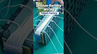 Best Lithium Battery Wiring Harnesses for Your Project#machine #febatt #shorts