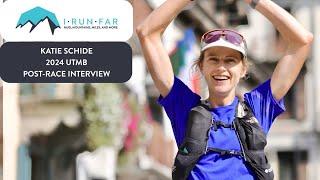 Katie Schide, 2024 UTMB Champion, Interview