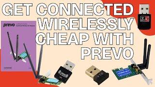 GET ONLINE FAST AND CHEAP WITH PREVO'S RANGE OF WIFI AND BLUETOOTH ADAPTERS