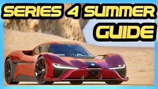 Forza Horizon 5 Series 4 Summer Guide - Cars~Tunes~Photo Location & Rewards