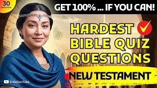 NEW TESTAMENT BIBLE QUIZ: 30 QUESTIONS & ANSWERS - Test Your Bible Knowledge | Bible Quiz Tube