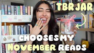 tbr prompt jar picks my November reads 🫙*November TBR* 