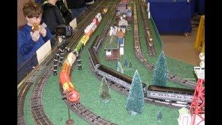 Ken's Oscar Mayer S gauge hot dog train on the ACSG Tidewater Division layout, Greenberg show, Rich