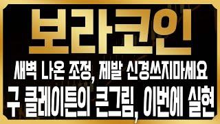 [보라 코인전망] 새벽에 나온 급락, 걱정할 필요 하나없다? 결국 이번 법안의 핵심은 스테이블코인이 아니라 '이것'입니다! #BORA
