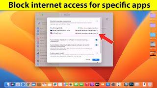 How to block app from internet mac