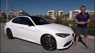 Is the 2022 Alfa Romeo Giulia a BETTER sport sedan than a Genesis G70?