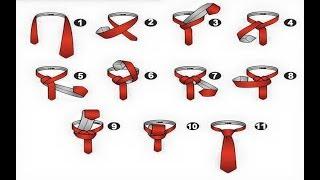 How to tie a tie step by step