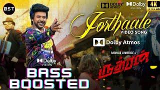 Rudhran - Jorthaale Video Song | DOLBY Vision | DOLBY Atmos Audio | 4k | 5.1 Bass Boosted
