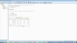 SPSS Chap 2 Demonstration 1 Frequencies