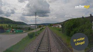 Führerstandsmitfahrt von Rottweil nach Immendingen-Zimmern mit bwegt