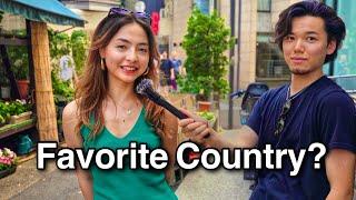 Asking Japanese What Their Favorite Country Is