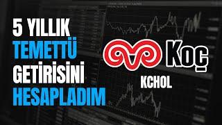 Koç Holding'in 5 Yıllık Temettü Getirisini Hesapladım.ALTIN-DOLAR-KCHOL-ASGARİ ÜCRET Karşılaştırması