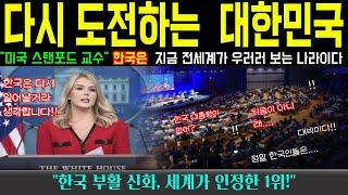 [ 해외감동사연 ]  "대통령 탄핵의 소용돌이 속에서도... 미국 스탠포드 교수가 '한국은 세계 1위 교육 강국'이라 단언한 이유"