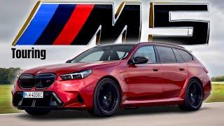 New 2025 BMW M5 Touring Wagon in Fire Red