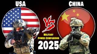 USA vs China Military Power Comparison 2025 | China vs USA Military Power 2025