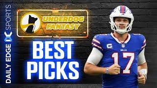 NFL (27 - 5 RUN!) THURSDAY NIGHT FOOTBALL | UNDERDOG FANTASY PICK'EM WEEK 2 | 9/12/2024 | #nfl