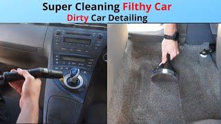 Super Cleaning Filthy Interior | Dirty Car Detailing