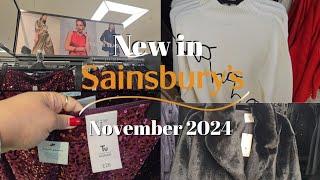 NEW IN SAINSBURYS SHOP WITH ME, PARTY SEASON / WINTER FASHION NOVEMBER 2024