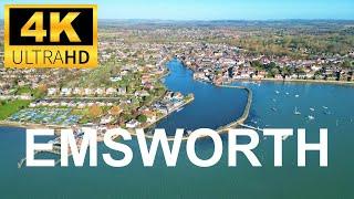 Captivating Aerial Views of Emsworth, Havant, Hampshire in Stunning 4K