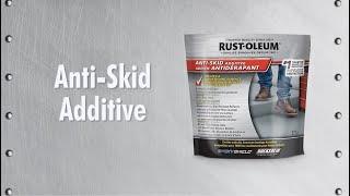 How to Apply Rust Oleum Anti skid Additive | Concrete Garage Floor Coating | Optional Step