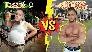 Így 10X TESZTOSZTERONSZINTED!| 0 VS 1000%-os Tesztoszteron