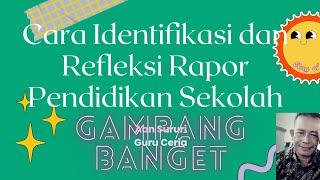 Cara Mudah Melakukan Refleksi Hasil Rapor Pendidikan untuk Perencanaan Sekolah Berbasis Data #pbd