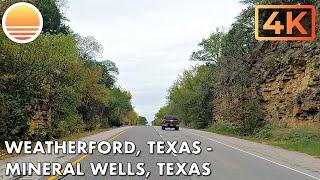 Weatherford, Texas to Mineral Wells, Texas! Drive with me on a Texas highway!