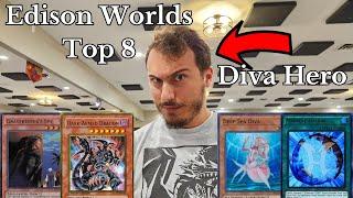 2024 Edison Worlds Top 8 Format Library Diva Hero Deck Profile