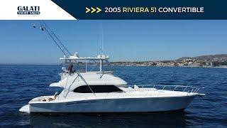 2005 51 Riviera Convertible Yacht For Sale – Turnkey & Upgraded