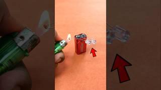 Simple Fire Detector Circuit: DIY with LED, Zener Diode, and 9V Battery! #shorts #cricut #firealarm