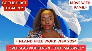 EASIEST WAY TO MOVE TO FINLAND|Finland Work Visa 2024 ( Visa Sponsorship Jobs ) Seasonal Work