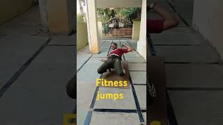 Fitness jumps#yoga for thigh and back #shorts#virals