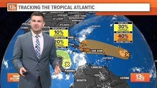 Tracking the Tropics: Monday afternoon update on Invest 94-L, and another area to monitor in the wes