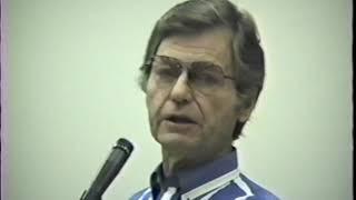 DeForest Kelly, Dr. Leonard "Bones" McCoy of Star Trek. Recorded in Dearborn, MI, July 18, 1987