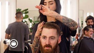 Clean Taper Fade with Sharp Beard Trim | Barbershop Chat