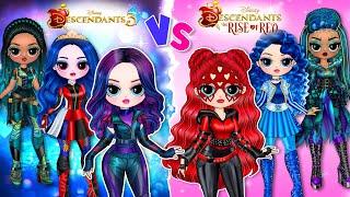 Elsa, Wednesday & Ladybug Become Descendants 4: The Rise of Red Vs Descendants 3