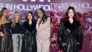 Selena Gomez,Zoe Saldana and Karla Sofia at the Netflix + Elle Magazine Event