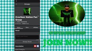 OverSeer Official Roblox Group!