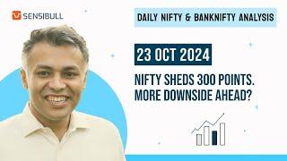 NIFTY & BANK NIFTY Analysis for Tomorrow | Stock Market Outlook | 23 October 2024, Wednesday