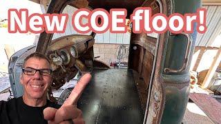 Building the Chevy COE floor  part 2 / COE frame swap