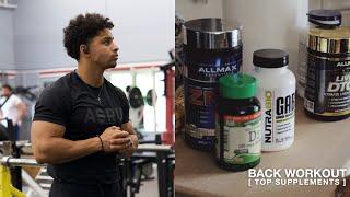 The Supplements I Take Every Day to Grow & Full Back & Biceps Workout