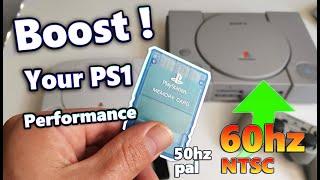 Boost ! your PAL PlayStation console to run games in NTSC 60hz with FreePSXboot Soft Mod