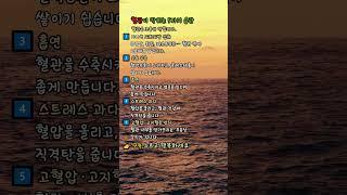 혈관이 막히는 5가지 습관 #건강 #운동습관 #회복 #스트레칭 #물마시기 #  #혈당 #명언#피부#습관